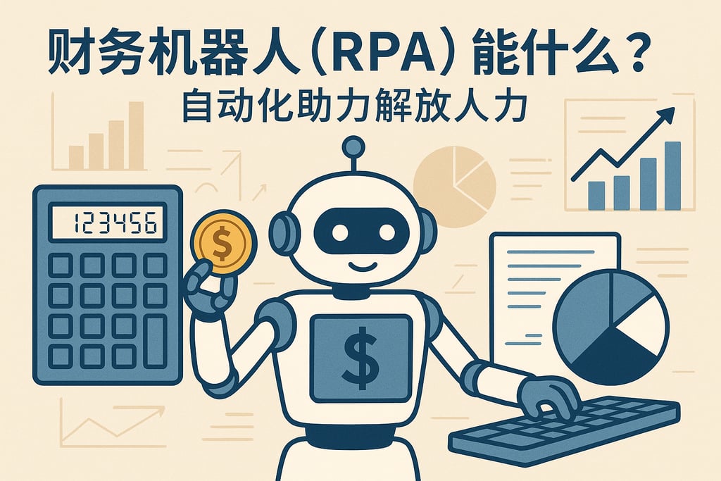 财务机器人 (RPA) 能做什么？自动化助力解放人力